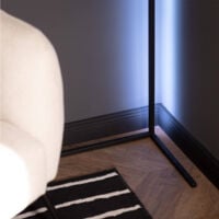 Lampada da Terra LED RGBWW Luxy 20W Nero370 mm