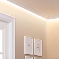 Modanatura per Striscia LED 2m Arco Bianco