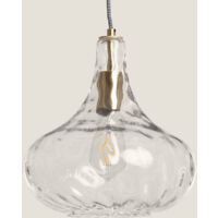Lampada a Sospensione Vetro Tassel Trasparente