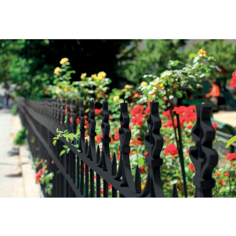 Julien Peinture Fer Anti-Rouille Brillant - Portes, grilles, portails, mobilier de jardin en métal - Gris Anthracite 2 L 4