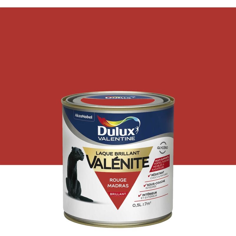 Peinture multi-supports Dulux Valentine Crème de Couleur Finition Mat Blanc  Cassé pas cher