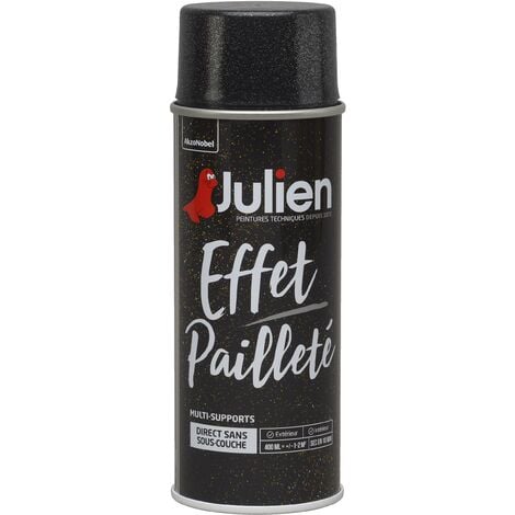 Peinture aérosol Effet Pailleté multi-supports - Argent - 400 ml - Julien