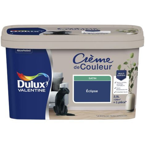 Peinture Crème De Couleur Satin Éclipse 2,5 L - Dulux Valentine