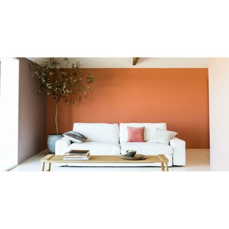 Peinture Crème De Couleur Satin Orange Confite 0,5 L - Dulux Valentine