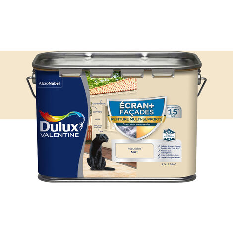 Peinture Ecran+ Multi-Supports Façade - protection 15 ans sur 15 matériaux - Mat Meulière 2,5 L