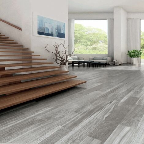 Vitrificateur pour sols intérieurs en bois - Parquet et Escalier - aspect  satin gris tendance 5 L - Xyladecor