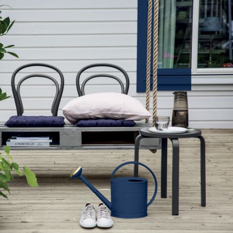 Julien Peinture Multi-Matériaux Satin en phase Aqueuse - Bois, Fer, Alu, PVC, Zinc, Acier galvanisé, brut ou peint - Bleu Cobalt 2 L