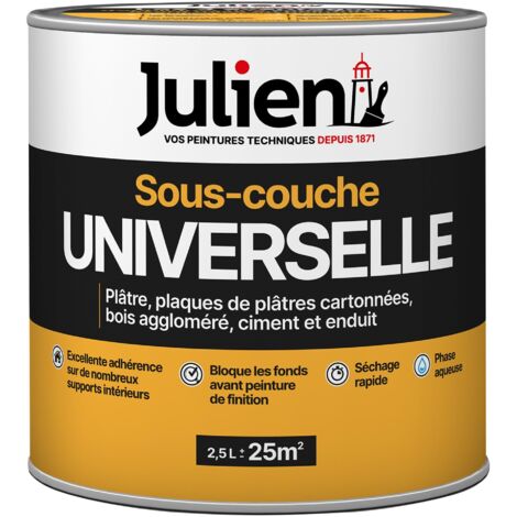 Sous-Couche Universelle avant peinture - aspect Mat Blanc 2,5L - Julien