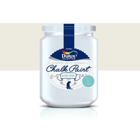 Peinture De Rénovation Chalk Paint Ultra Mat Blanc Craie 0,4 L - Dulux Valentine