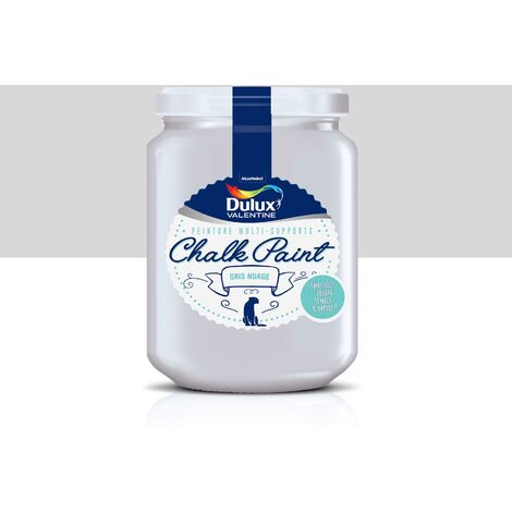 Peinture De Rénovation Chalk Paint Ultra Mat Gris Nuage 0,4 L - Dulux Valentine