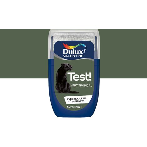 Testeur de couleur Vert Tropical 30 mL - Peinture Dulux Valentine