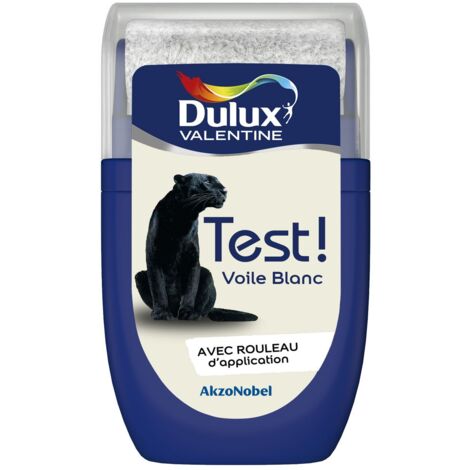 Testeur couleur Voile Blanc 30 mL - Peinture Dulux Valentine