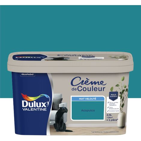 Peinture Crème De Couleur Mat Acapulco 2,5 L - Dulux Valentine