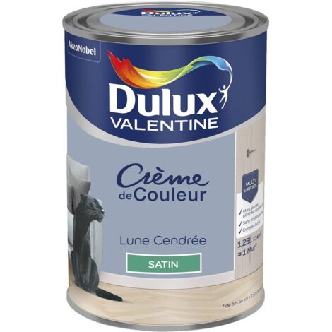 Peinture Crème De Couleur Satin Lune Cendrée 1,25 L - Dulux Valentine