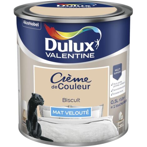 Peinture Crème De Couleur Mat Biscuit 0,5 L - Dulux Valentine