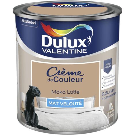 [PROMO] Peinture Crème De Couleur Mat Moka Latte 0,5 L - Dulux Valentine (1/5)