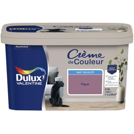 Peinture Crème De Couleur Mat Figue 2,5 L - Dulux Valentine