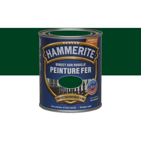 Peinture Direct Sur Rouille Laqué Vert Buisson 2,5 L - Hammerite