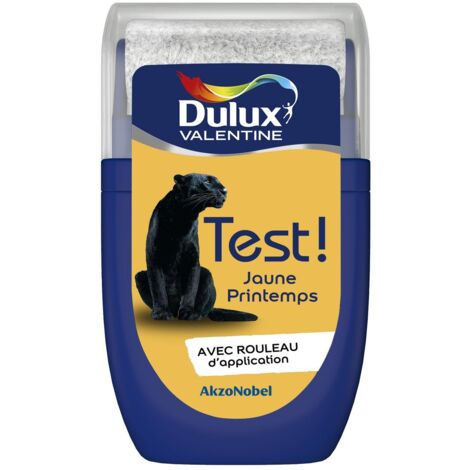 Testeur couleur Jaune Printemps 30 mL - Peinture Dulux Valentine
