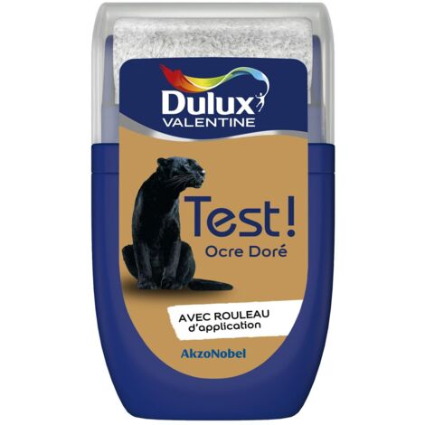 Testeur couleur Ocre Doré 30 mL - Peinture Dulux Valentine