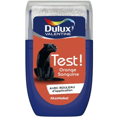 Testeur couleur Orange Sanguine 30 mL - Peinture Dulux Valentine
