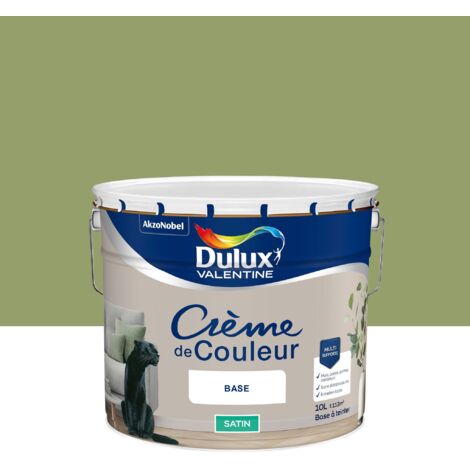 Peinture Crème De Couleur Satin Aiguilles de Pin 10L - Dulux Valentine