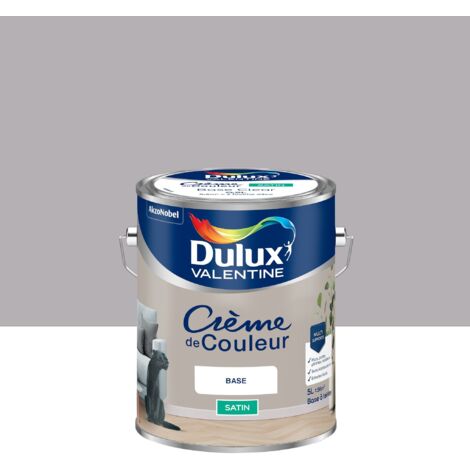 Peinture Crème De Couleur Satin Gris d'Orage 5L - Dulux Valentine