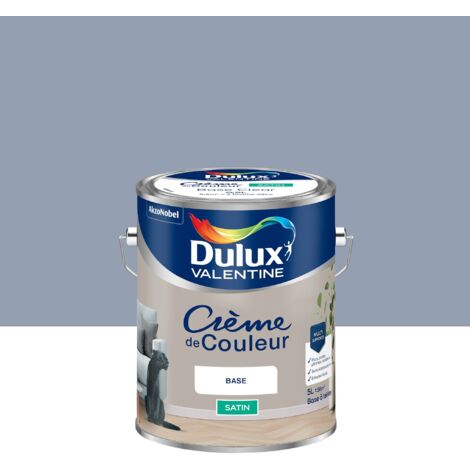 Peinture Crème De Couleur Satin Lune Cendrée 5L - Dulux Valentine