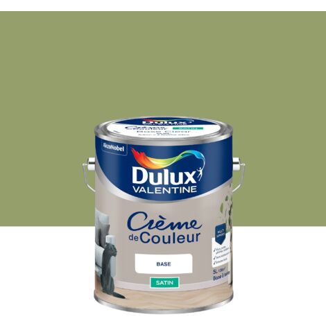Peinture Crème De Couleur Satin Aiguilles de Pin 5L - Dulux Valentine (1/4)
