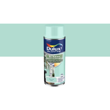 ECRAN+ MULTI-SUPPORTS EXTERIEURE - Peinture en Phase Aqueuse Éxtérieur - Satin Mer du Sud aérosol 400 ml - Dulux Valentine