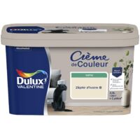Peinture Crème De Couleur Satin Zéphir d'Ivoire 2,5 L - Dulux Valentine