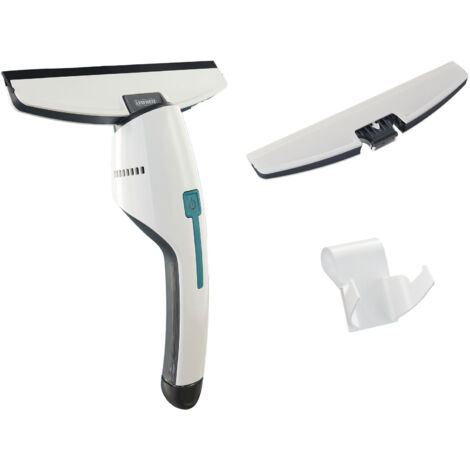 Leifheit Nettoyage - Kit aspirateur à vitres et salle de bains Nemo avec buse d’aspiration et support mural 51035