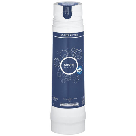 Filtre à média filtrant GROHE Blue M 1500 litres 40430001 – Filtration 5 étapes – Réduction calcaire et métaux lourds – Compatible GROHE Blue et Red (1/5)