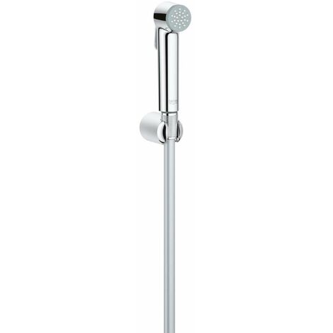 Grohe – Douchette support mural Tempesta-F avec gâchette – Chrome éclatant – Système anti-calcaire SpeedClean – Pression minimale 1 bar