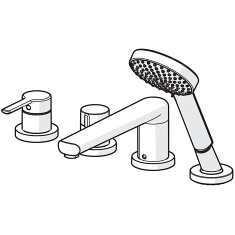 Hansa Basic - Mitigeur de lavabo avec garniture de vidage, chrome 55402203