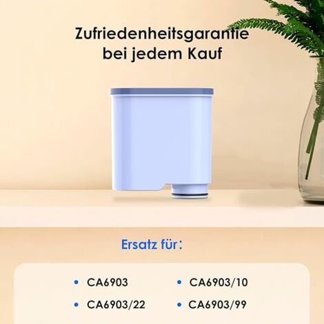 Waterdrop Filtre à Eau de Rechange Compatible avec Philips® AquaClean® CA6903/10 CA6903/22 CA6903 Filtre à Calcaire, Réduit la Teneur en Calcaire (3)
