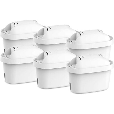 Cartouches Filtre à Eau Remplacement Pour Brita Maxtra+ - Lot De 6, Compatible Marella, Style, Elemaris Etc.