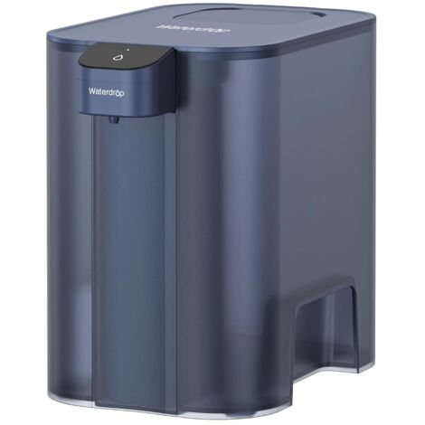 Waterdrop Mega Carafe Filtrante Électrique Avec Filtre de 3 Mois, Système de Filtration d'eau de Comptoir de 6 L, Réduit le Chlore, le Plomb, le Mercure, Réduit les PFAS, 757 Litres, Bleu (1/5)