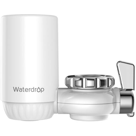 Waterdrop WD-FC-04 NSF Certifiée Filtre à Eau du Robinet, Système de Filtration ACF, Purificateur de l'eau de Longue durée pour Cuisne, Réduit Chlore, Goût et Odeur (1 Filtre Inclus)