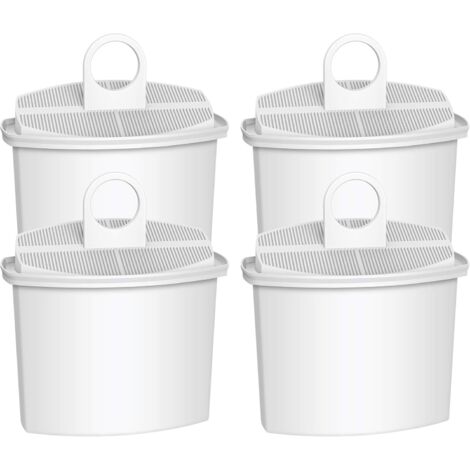 Lot de 4 cartouches filtrantes KWF2 certifiées TÜV SÜD, compatibles avec les machines à café Braun KWF2, Braun KF560, KF130, KF140, KF550 et KF570 (1/5)