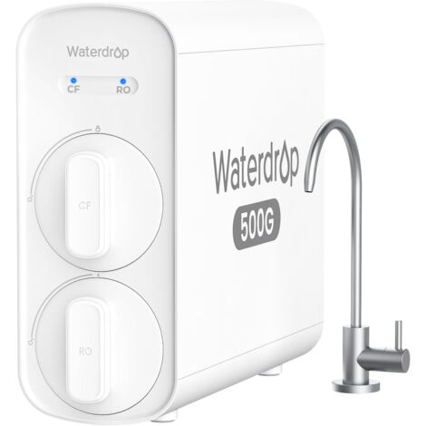 Waterdrop G5P500 Reverse Osmosis Water Filter, NSF/ANSI 372 Certified, 7 Stage Reverse Osmosis System, OI 500G Water Filtration System, 2:1 Pure Drain, Reduces TDS PFAS, BPA Free (1/5)