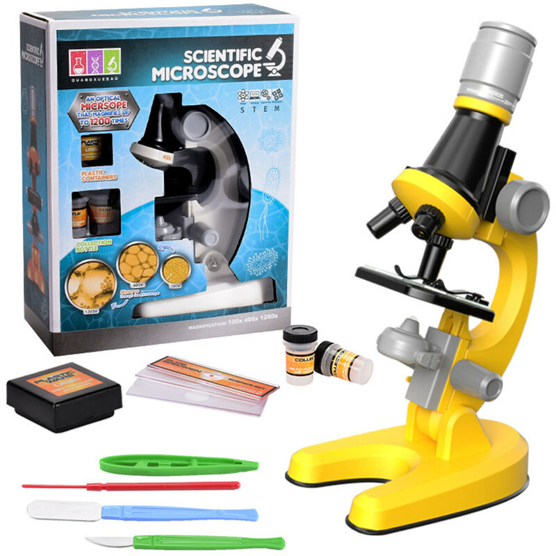 Microscope de poche, mini microscope électrique avec lumière LED, microscope  portable haute définition pour enfants étudiants