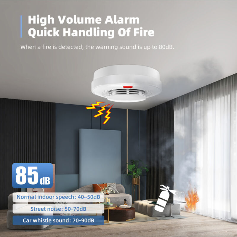 Détecteur de fumée Tuya Wifi