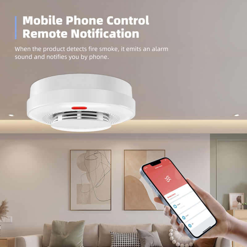 Détecteur de fumée Tuya Wifi