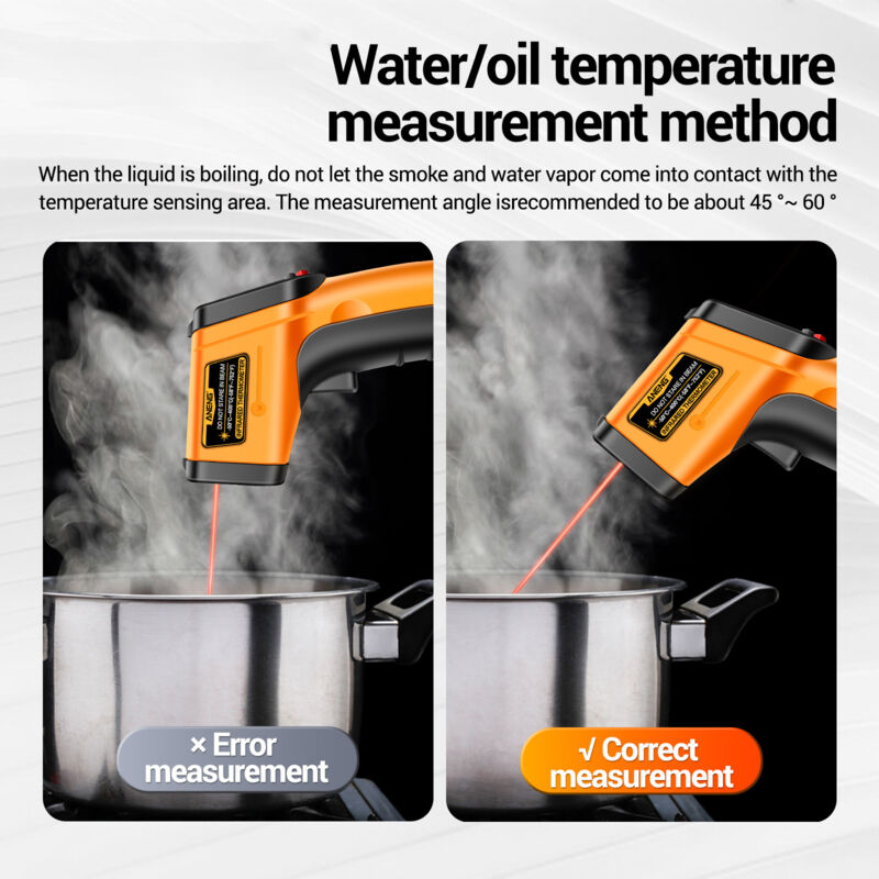 TH201 -50℃~400℃ /-58℉~752℉ Thermomètre infrarouge sans contact