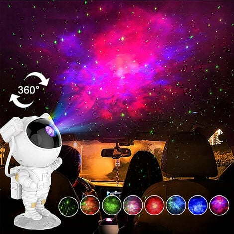 Veilleuse Astronaute Ciel Étoilé Galaxie Projecteur LED Lampe