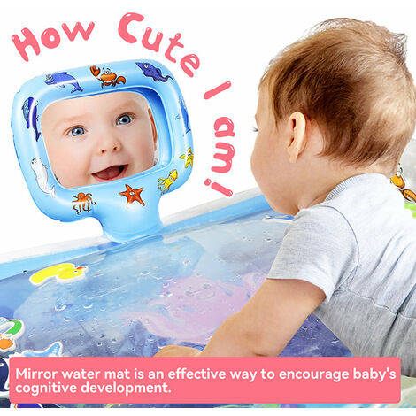 Temps de ventre Miroir de bébé 0-3 mois Développement du cerveau
