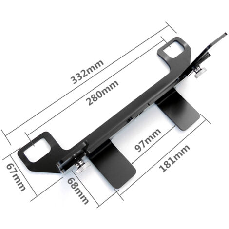 LIFCAUSAL Support de montage de siège de sécurité pour voitures, loquet universel en acier pour connecteur de ceinture ISOFIX, loquet de support de ceinture de sécurité