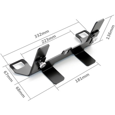 LIFCAUSAL Support de montage de siège de sécurité pour voitures, loquet universel en acier pour connecteur de ceinture ISOFIX, loquet de support de ceinture de sécurité