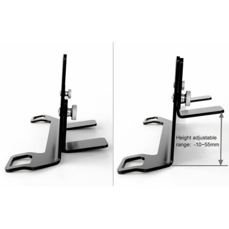 LIFCAUSAL Support de montage de siège de sécurité pour voitures, loquet universel en acier pour connecteur de ceinture ISOFIX, loquet de support de ceinture de sécurité